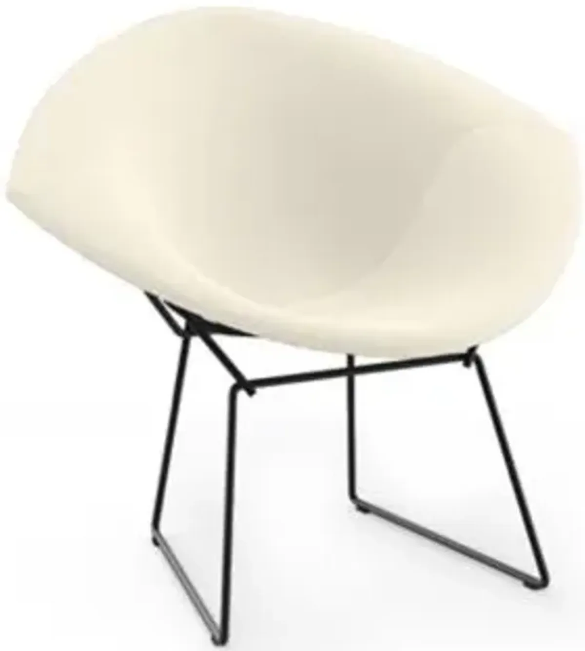Bertoia Two-Tone Diamond Chair, Fully Upholstered