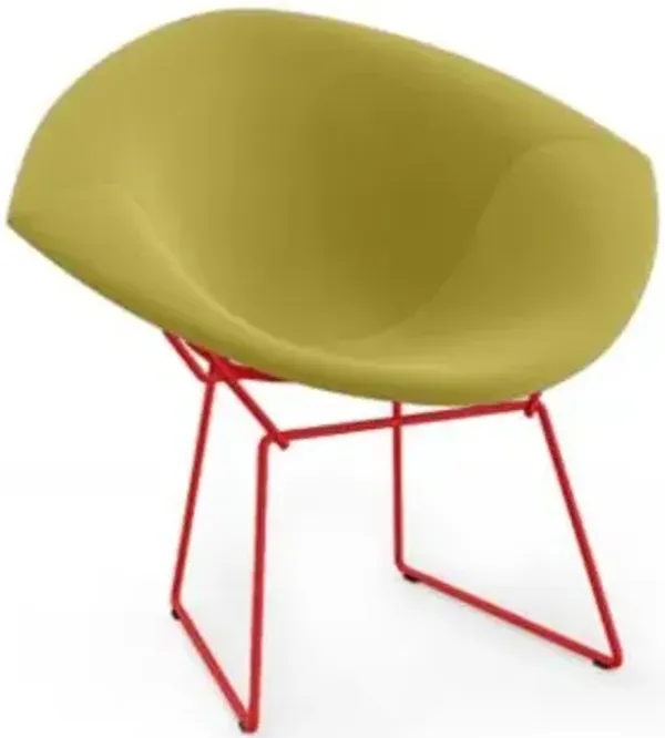 Bertoia Two-Tone Diamond Chair, Fully Upholstered
