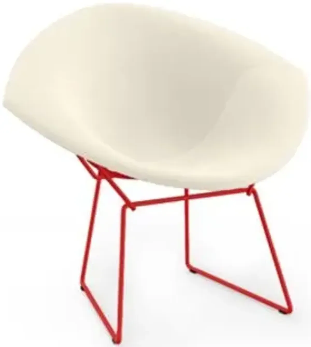 Bertoia Two-Tone Diamond Chair, Fully Upholstered