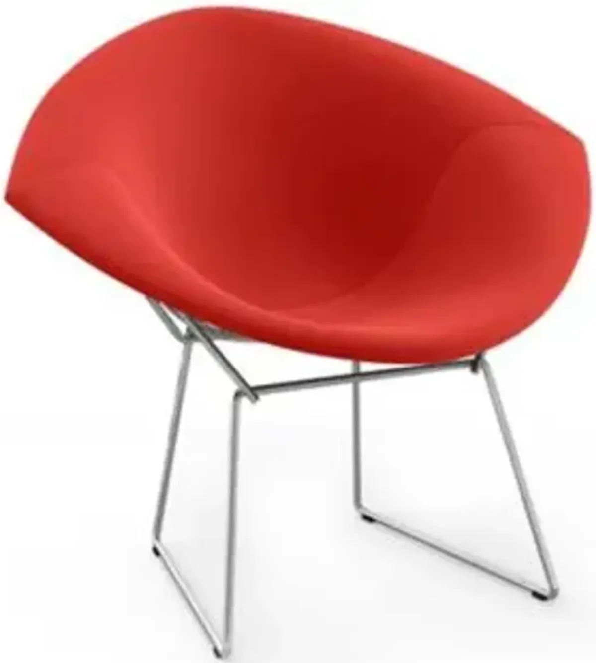Bertoia Two-Tone Diamond Chair, Fully Upholstered