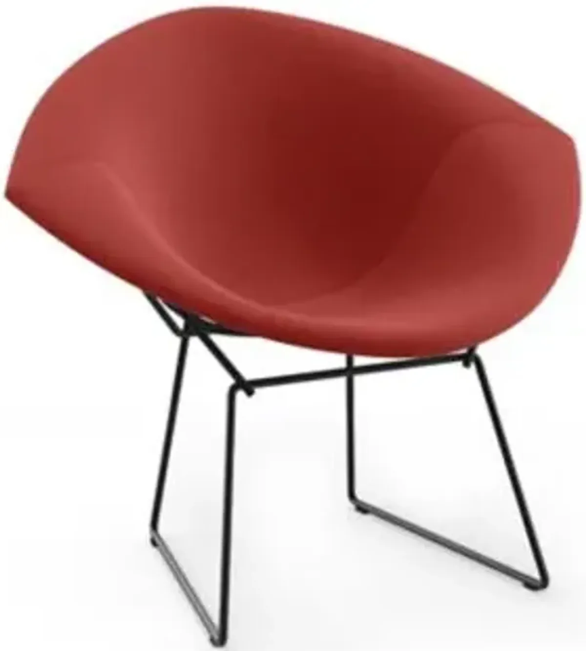 Bertoia Two-Tone Diamond Chair, Fully Upholstered