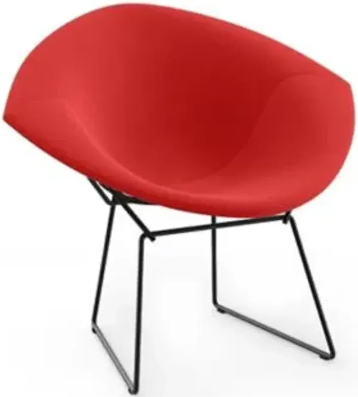 Bertoia Two-Tone Diamond Chair, Fully Upholstered