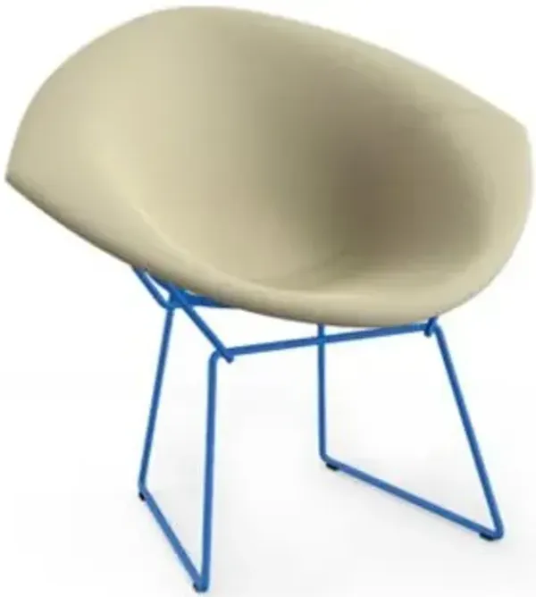 Bertoia Two-Tone Diamond Chair, Fully Upholstered