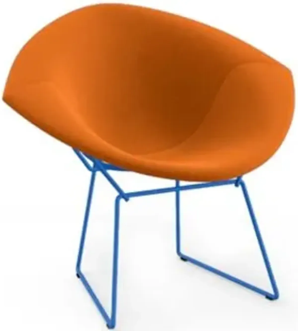Bertoia Two-Tone Diamond Chair, Fully Upholstered