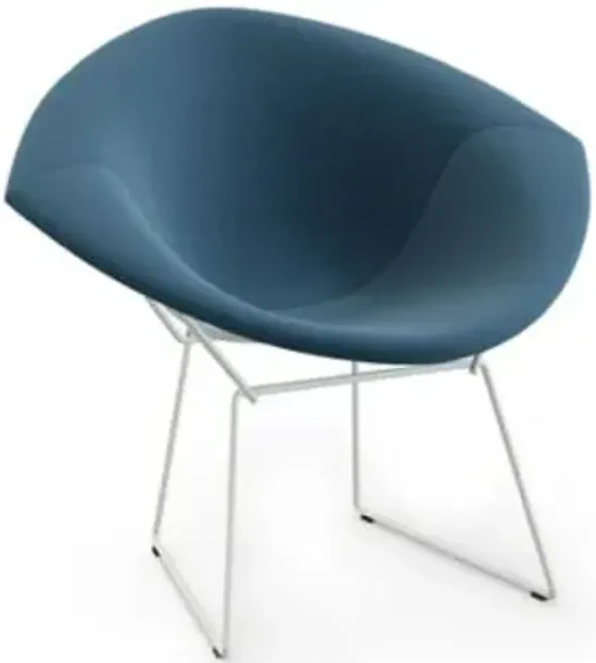 Bertoia Two-Tone Diamond Chair, Fully Upholstered