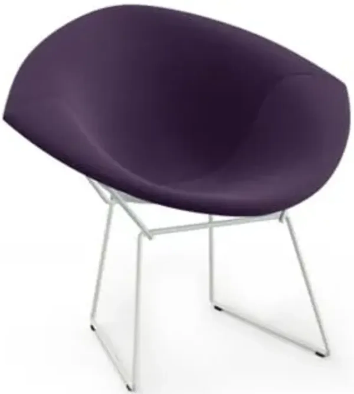 Bertoia Two-Tone Diamond Chair, Fully Upholstered
