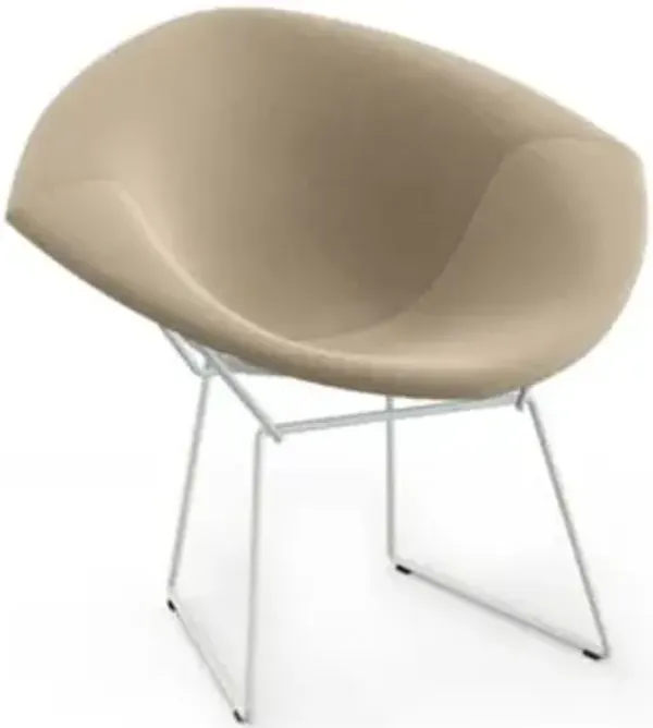 Bertoia Two-Tone Diamond Chair, Fully Upholstered