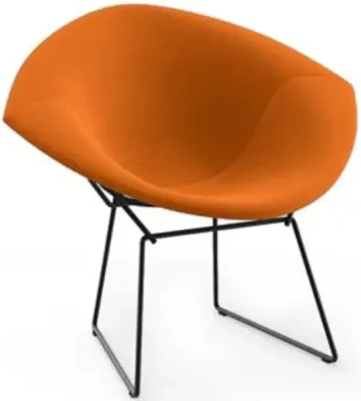 Bertoia Two-Tone Diamond Chair, Fully Upholstered