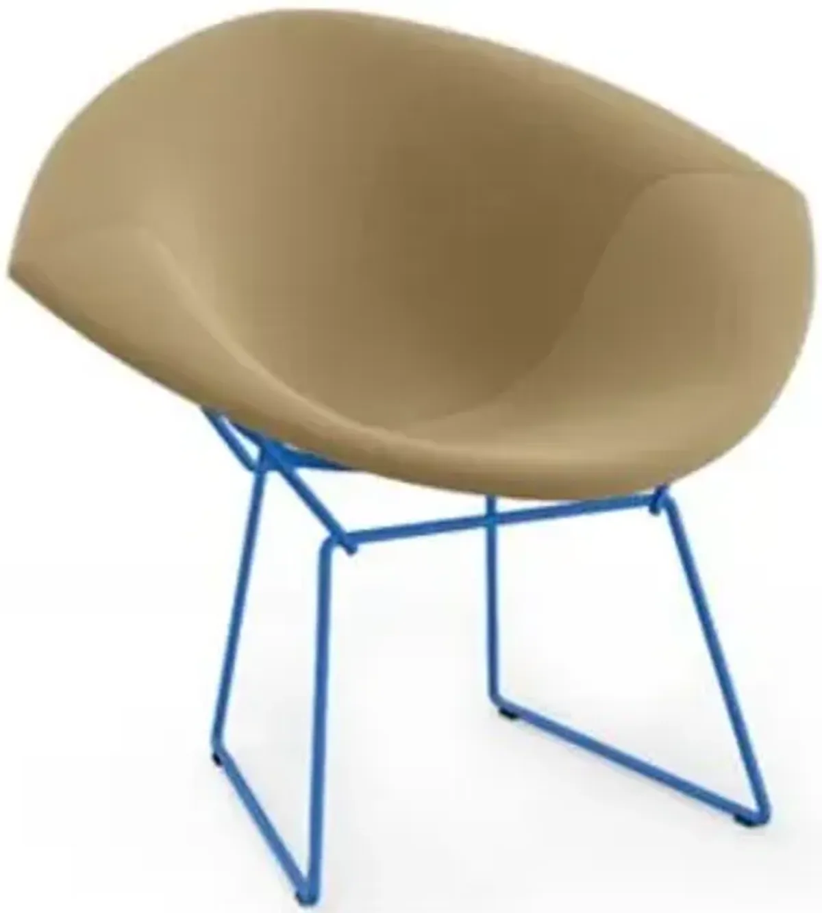 Bertoia Two-Tone Diamond Chair, Fully Upholstered