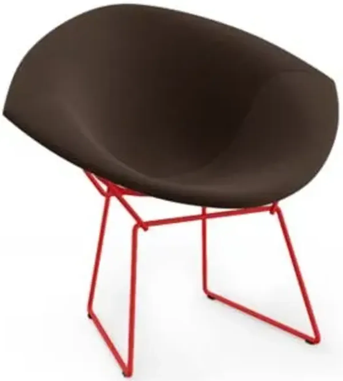 Bertoia Two-Tone Diamond Chair, Fully Upholstered