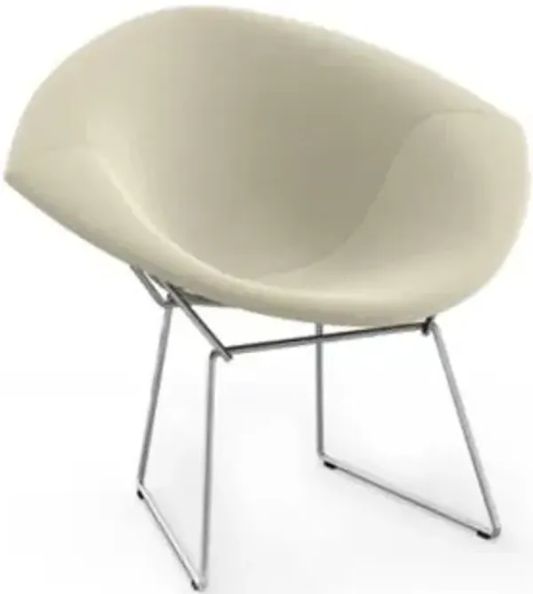 Bertoia Two-Tone Diamond Chair, Fully Upholstered