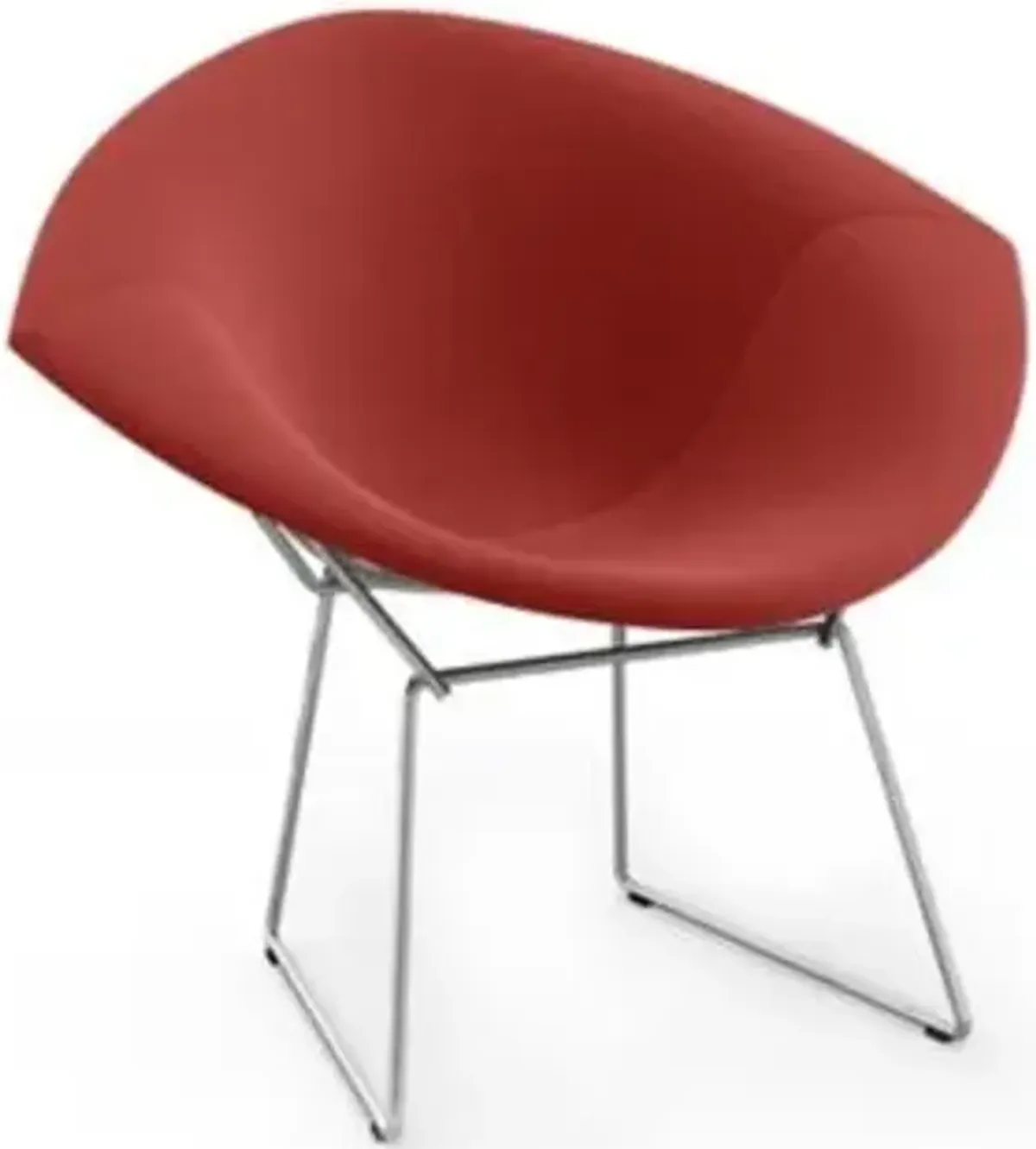 Bertoia Two-Tone Diamond Chair, Fully Upholstered