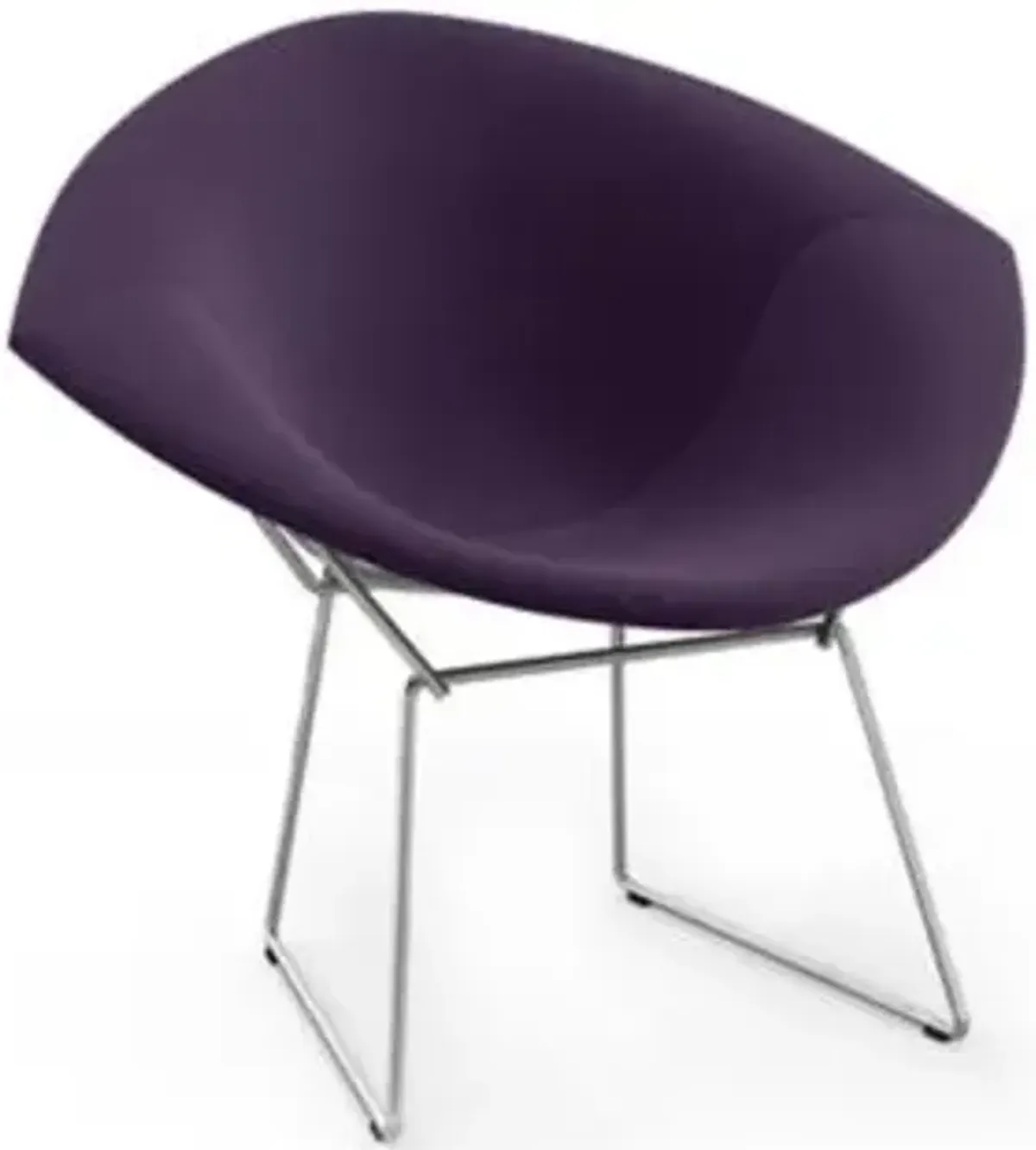 Bertoia Two-Tone Diamond Chair, Fully Upholstered