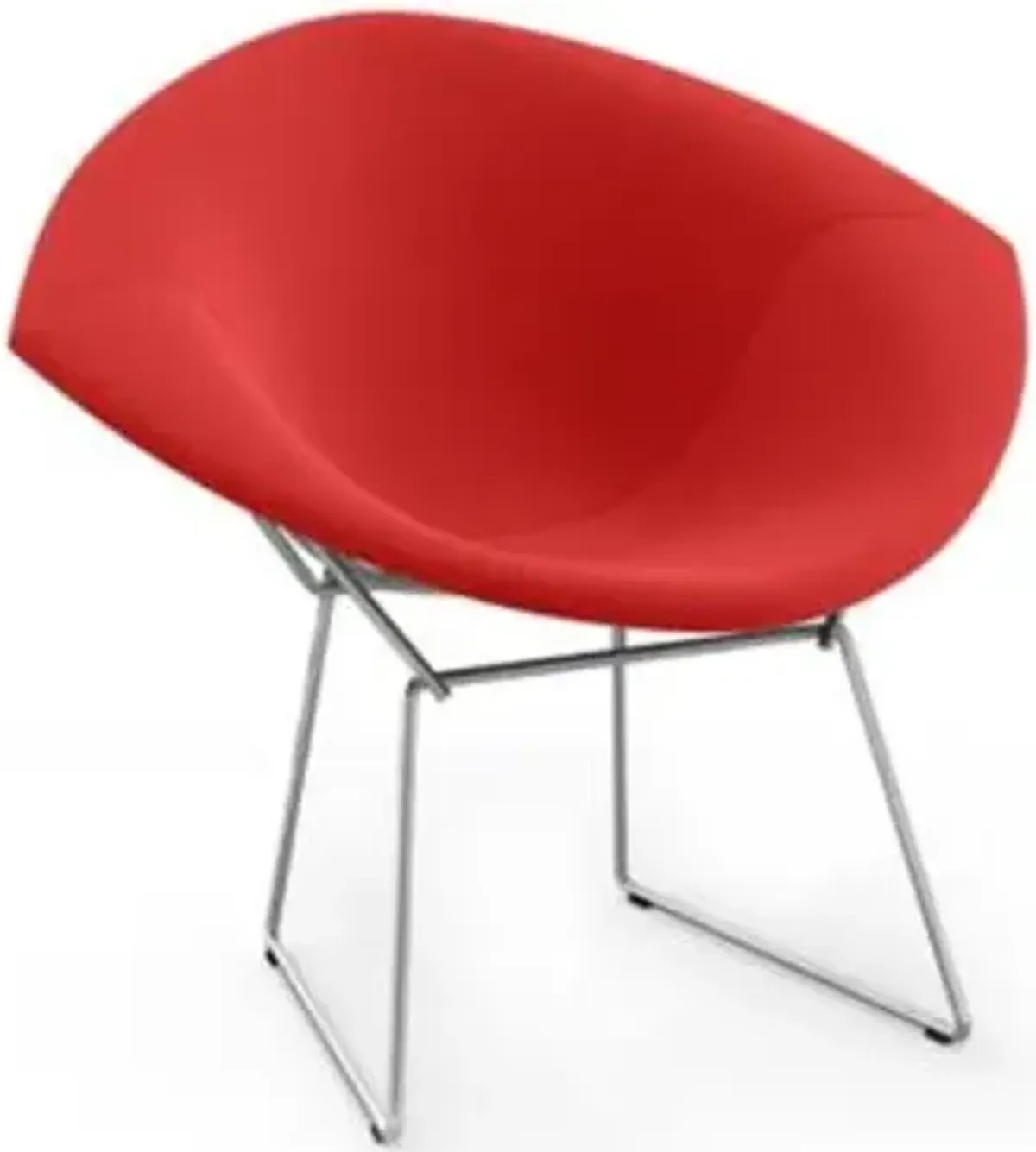 Bertoia Two-Tone Diamond Chair, Fully Upholstered