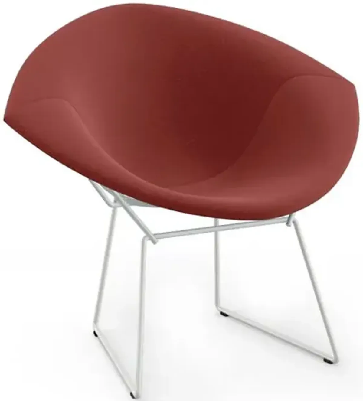 Bertoia Two-Tone Diamond Chair, Fully Upholstered
