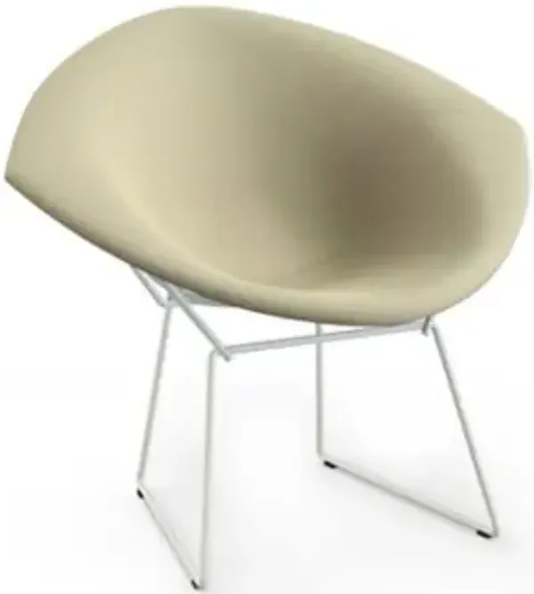 Bertoia Two-Tone Diamond Chair, Fully Upholstered