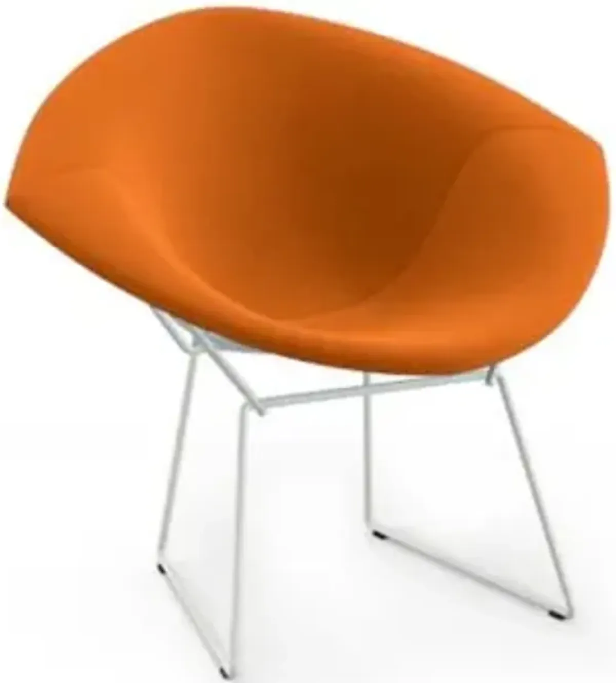 Bertoia Two-Tone Diamond Chair, Fully Upholstered