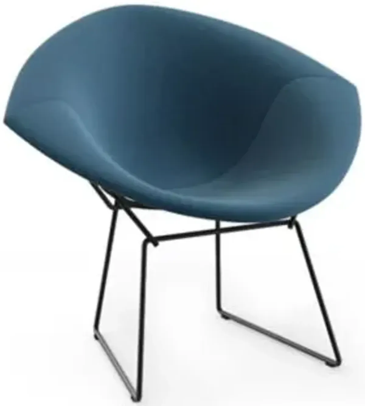 Bertoia Two-Tone Diamond Chair, Fully Upholstered