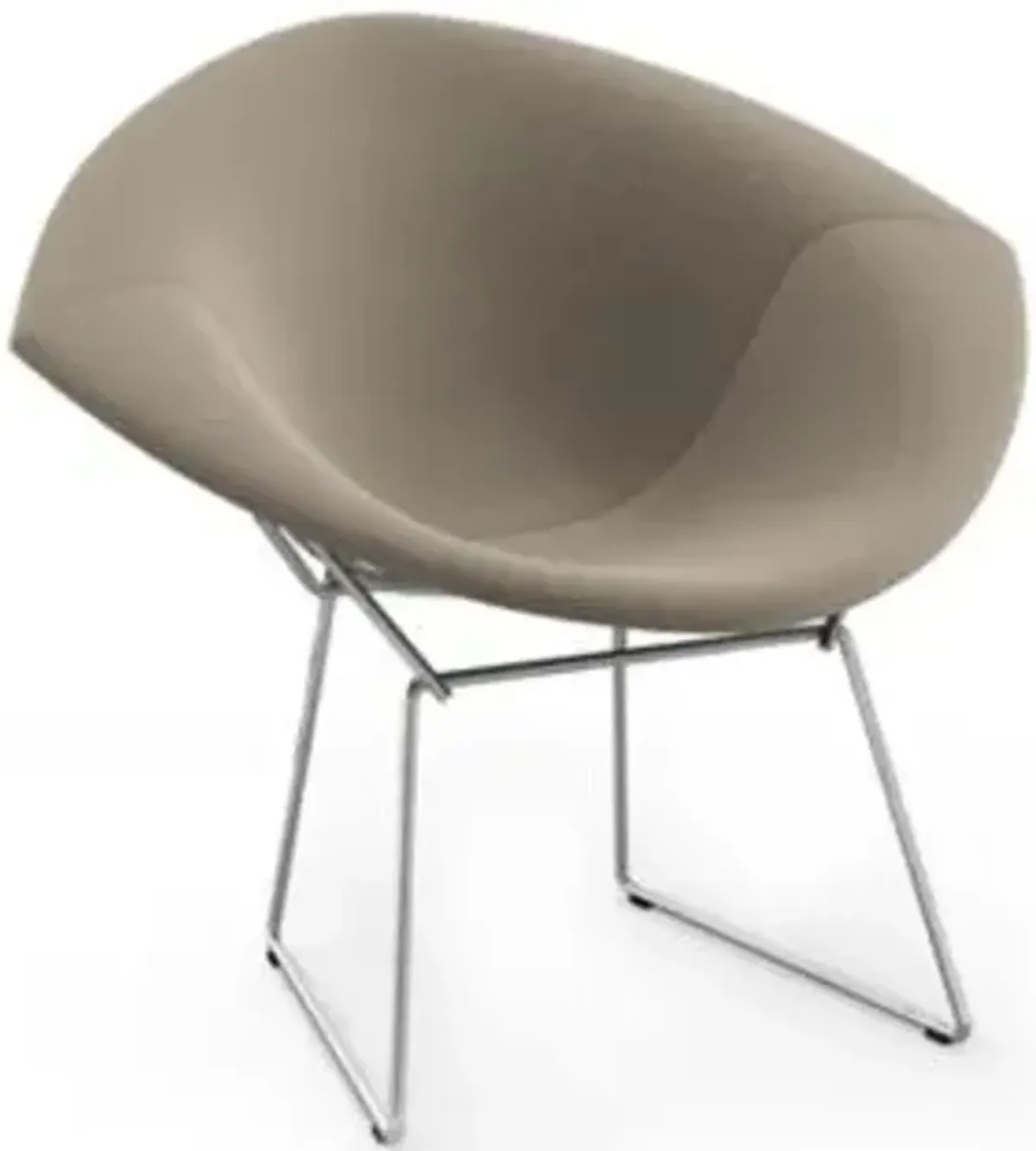 Bertoia Two-Tone Diamond Chair, Fully Upholstered