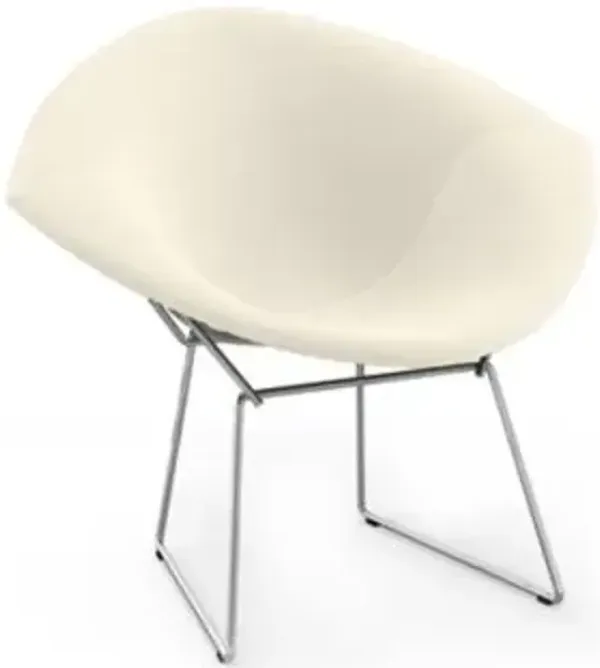 Bertoia Two-Tone Diamond Chair, Fully Upholstered