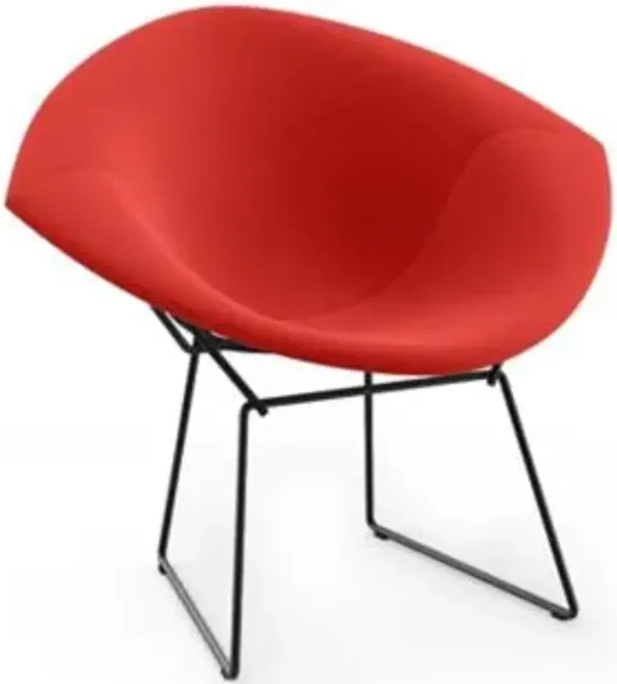 Bertoia Two-Tone Diamond Chair, Fully Upholstered