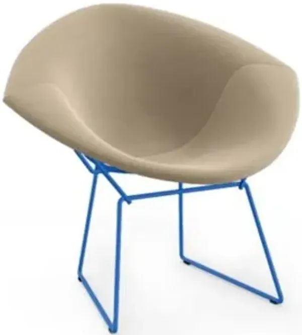 Bertoia Two-Tone Diamond Chair, Fully Upholstered