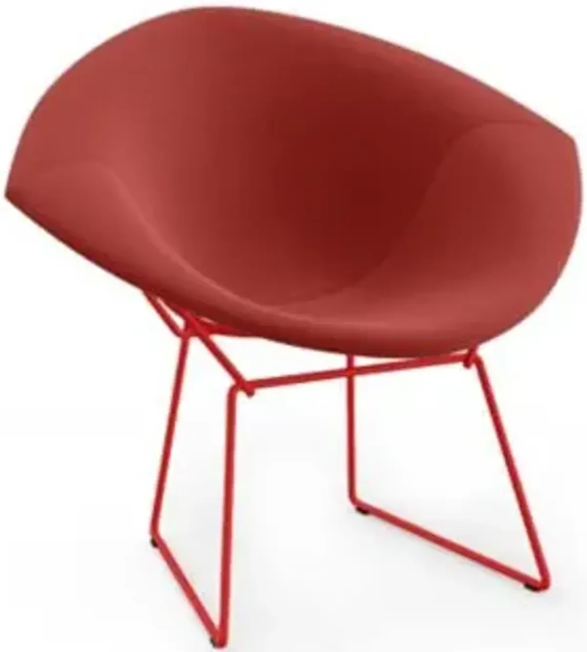 Bertoia Two-Tone Diamond Chair, Fully Upholstered