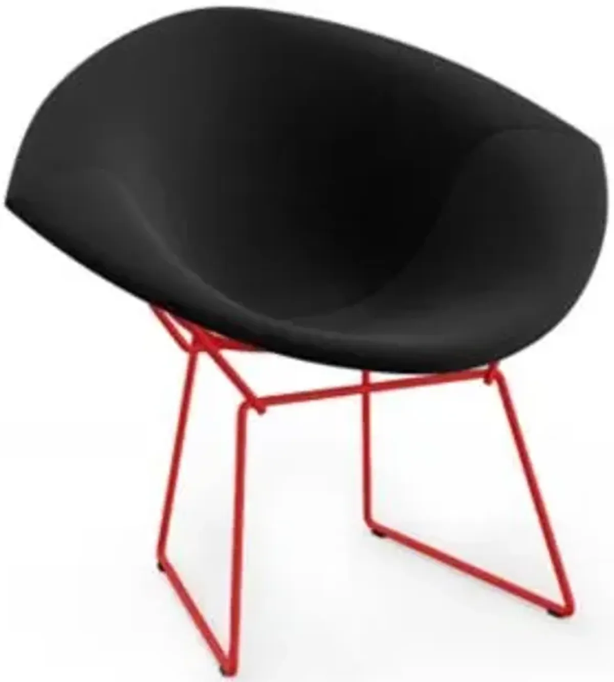 Bertoia Two-Tone Diamond Chair, Fully Upholstered