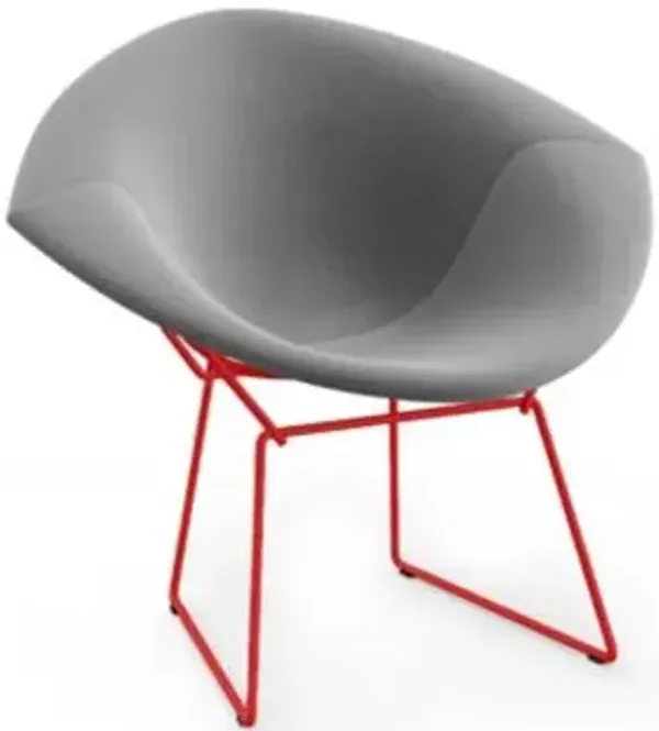 Bertoia Two-Tone Diamond Chair, Fully Upholstered