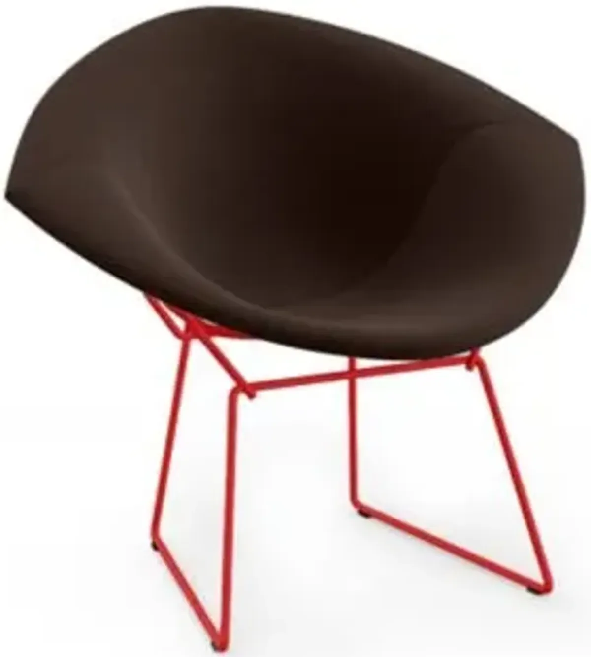 Bertoia Two-Tone Diamond Chair, Fully Upholstered