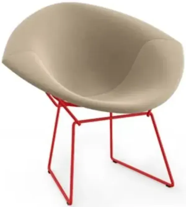 Bertoia Two-Tone Diamond Chair, Fully Upholstered
