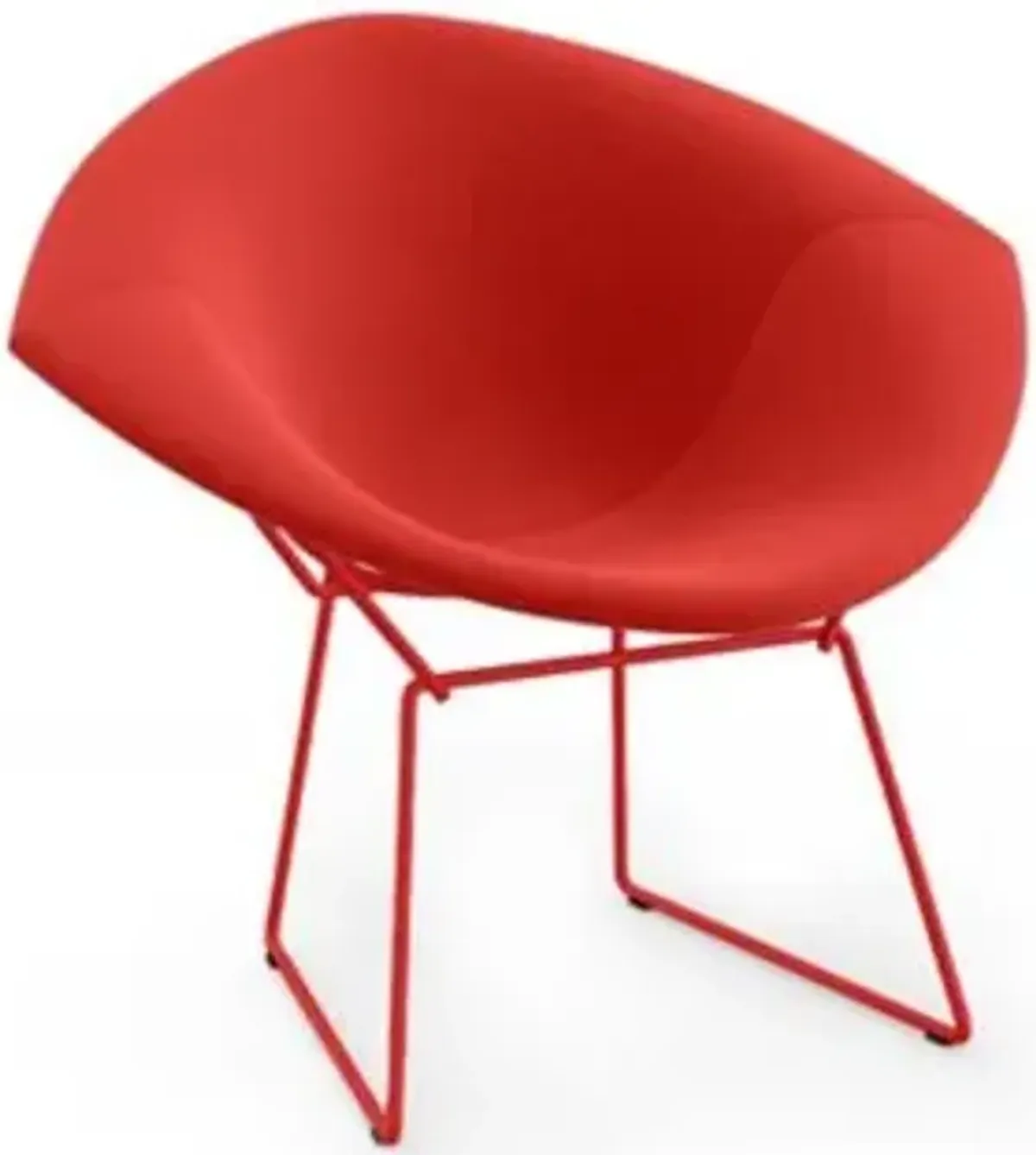 Bertoia Two-Tone Diamond Chair, Fully Upholstered