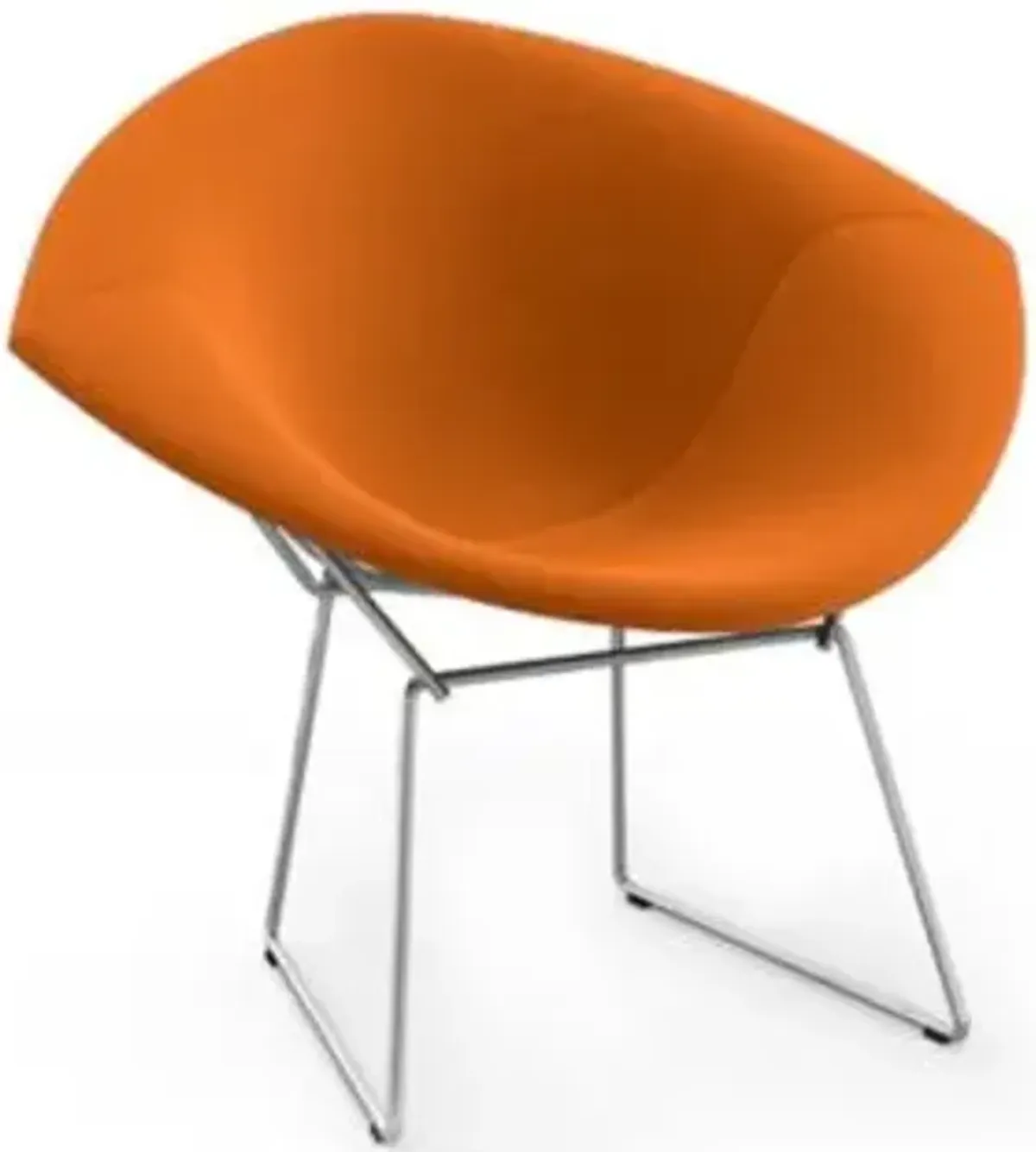 Bertoia Two-Tone Diamond Chair, Fully Upholstered