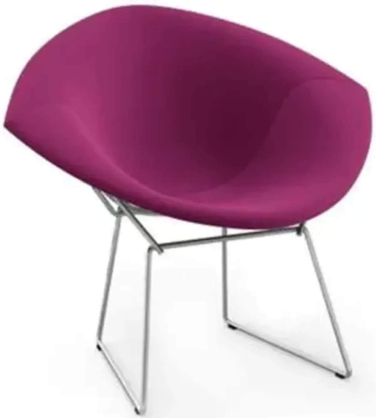 Bertoia Two-Tone Diamond Chair, Fully Upholstered