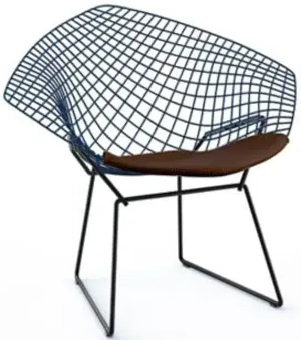 Bertoia Two-Tone Diamond Chair with Seat Cushion
