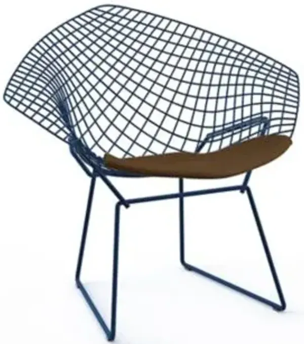Bertoia Two-Tone Diamond Chair with Seat Cushion