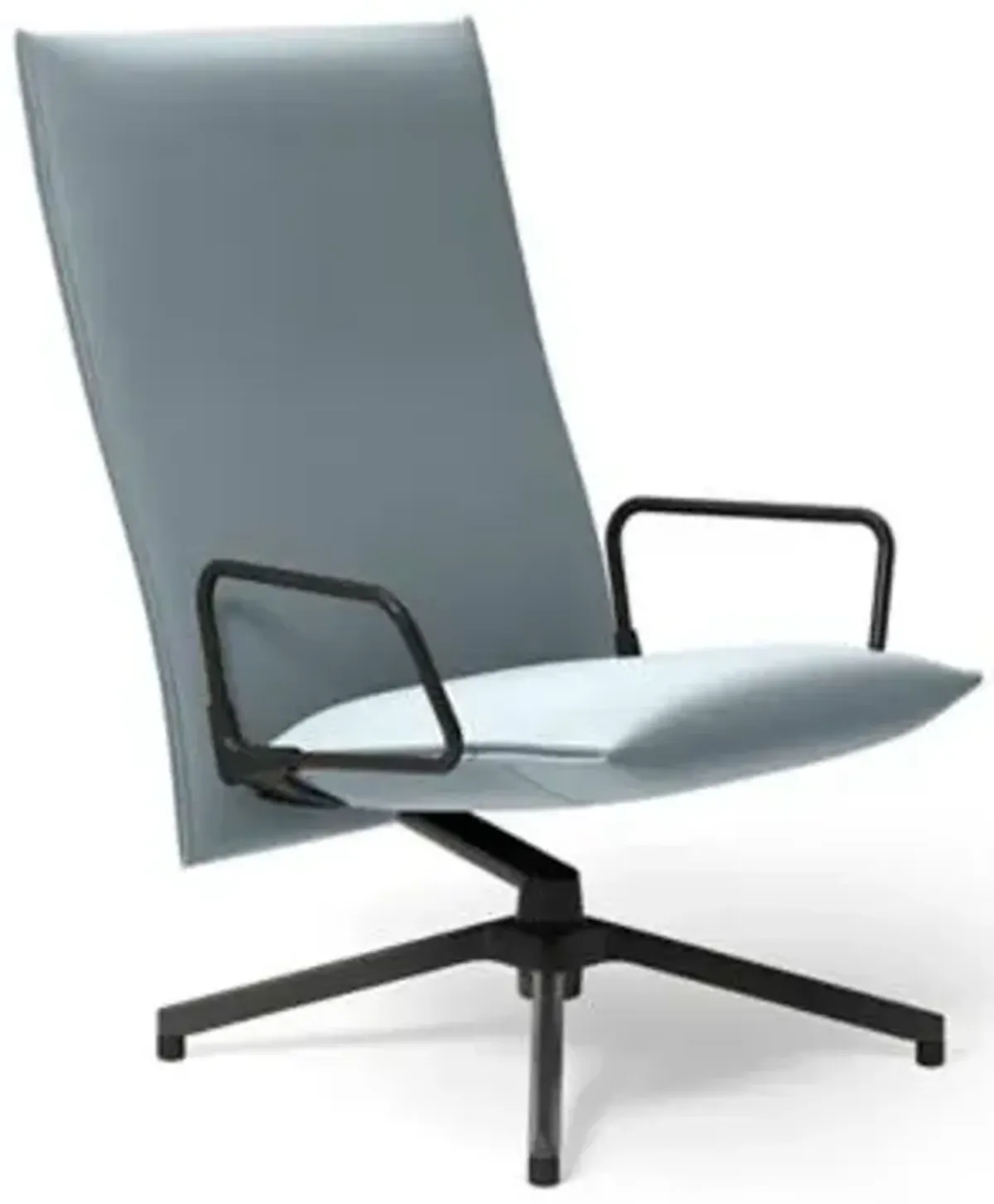 Pilot Swivel High Back Lounge, Loop Arms