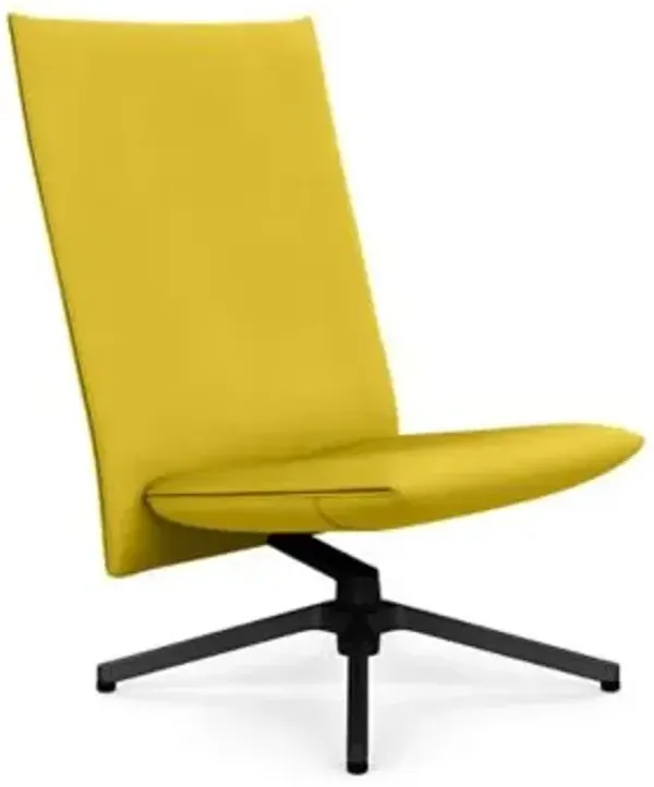 Pilot Swivel High Back Armless Lounge