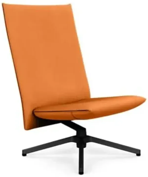 Pilot Swivel High Back Armless Lounge