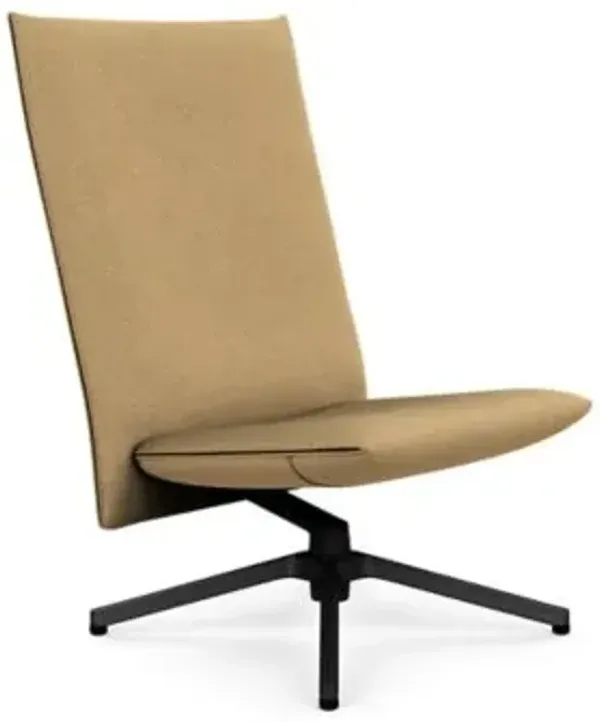 Pilot Swivel High Back Armless Lounge