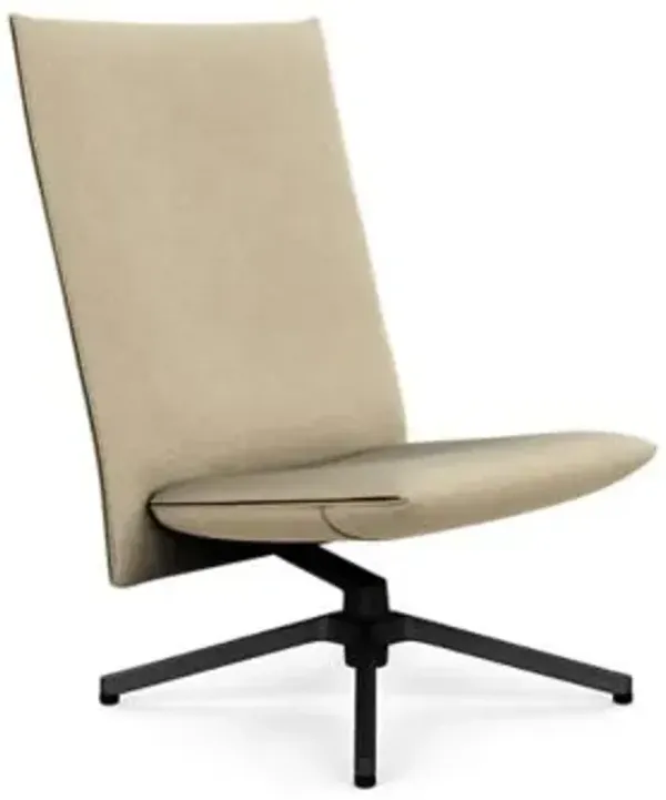 Pilot Swivel High Back Armless Lounge