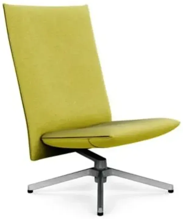 Pilot Swivel High Back Armless Lounge