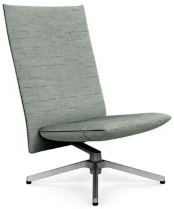Pilot Swivel High Back Armless Lounge
