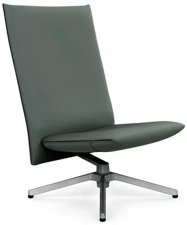 Pilot Swivel High Back Armless Lounge
