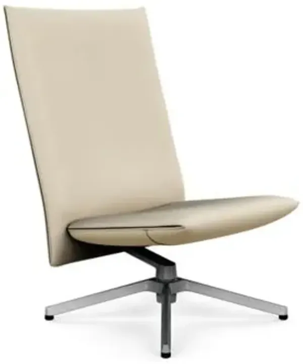Pilot Swivel High Back Armless Lounge