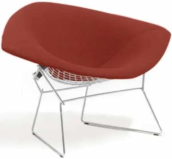 Large Diamond Lounge Chair, Fully Upholstered