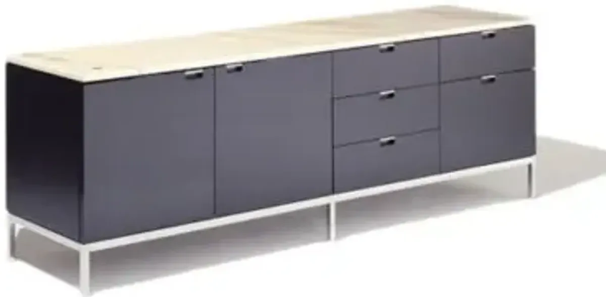 Florence Knoll Two-Door + Five-Drawer Credenza