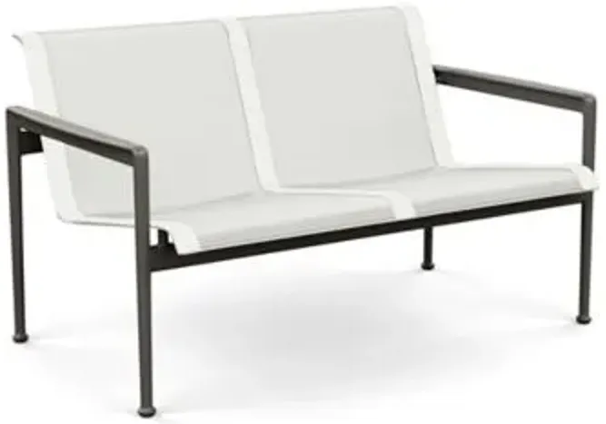1966 Collection Twin Seat Lounge Chair with Arms