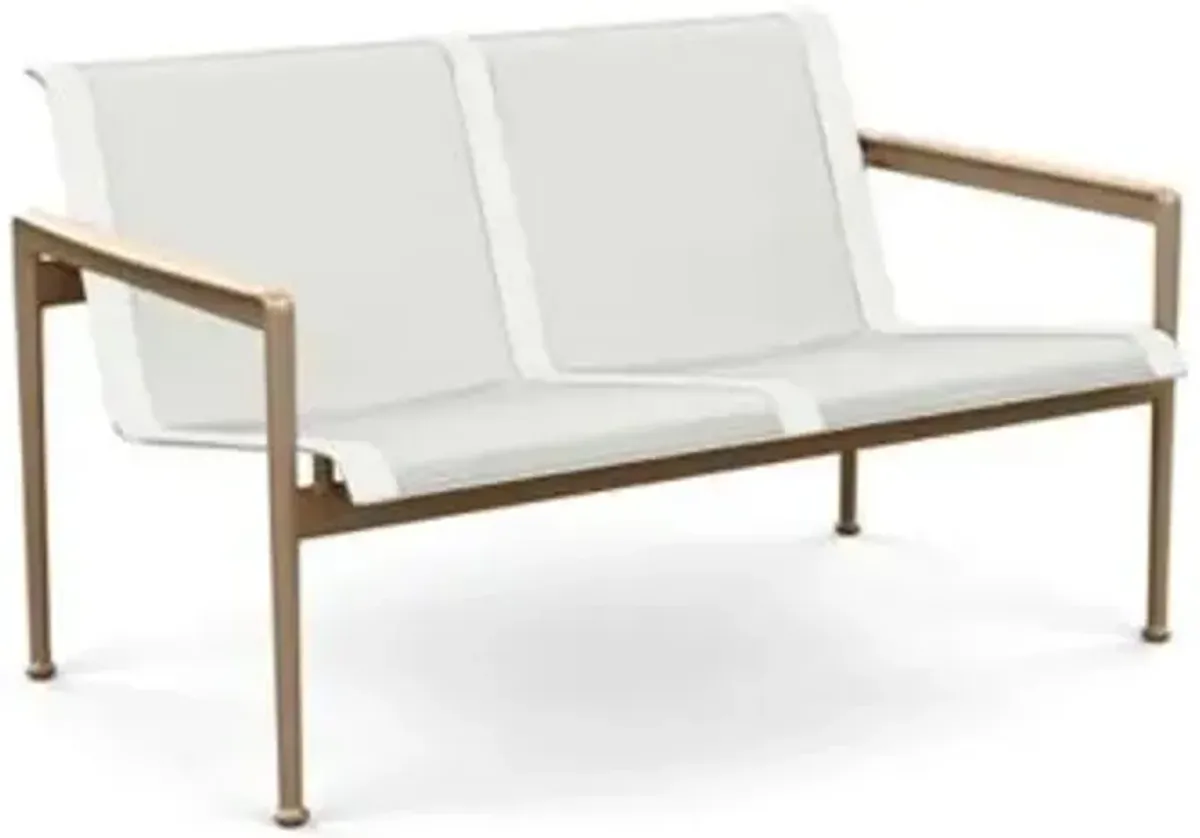 1966 Collection Twin Seat Lounge Chair with Arms