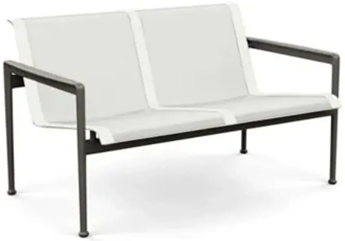 1966 Collection Twin Seat Lounge Chair with Arms